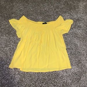 Off the shoulder flowy top